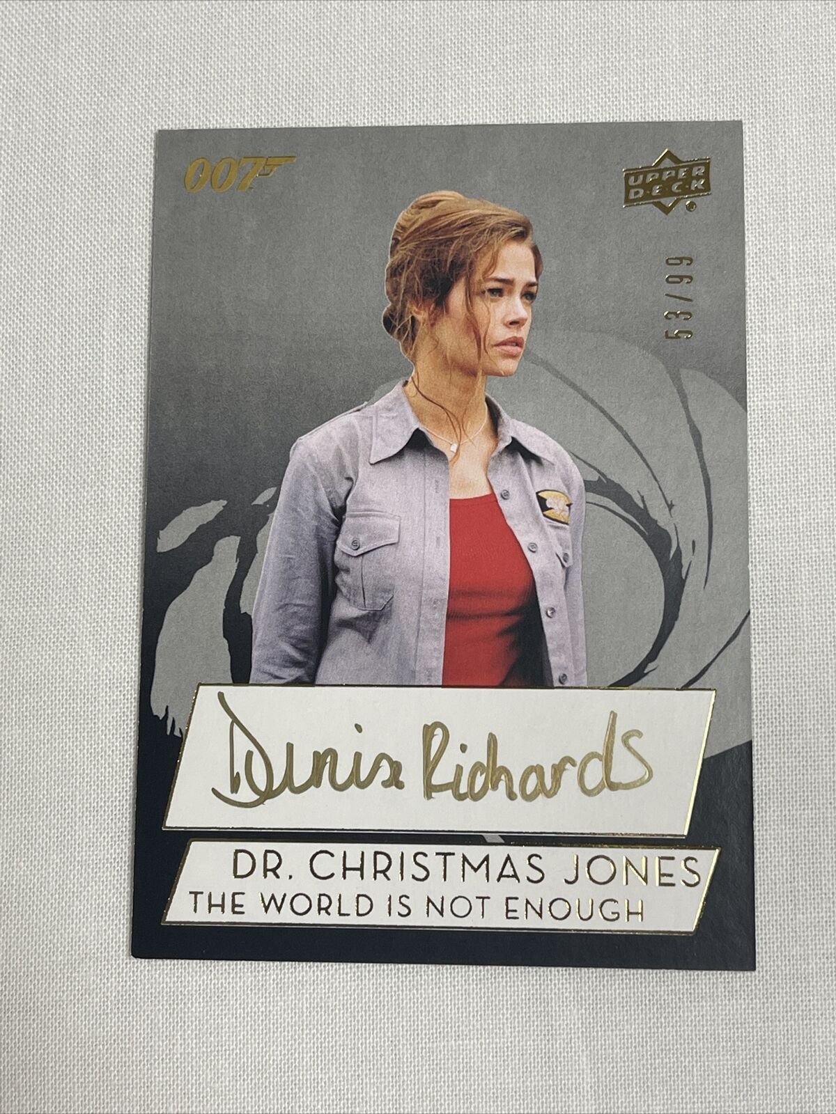 2019 James Bond Collection SPA-DR 53/99 Denise Richards Dr Christmas Jones Auto