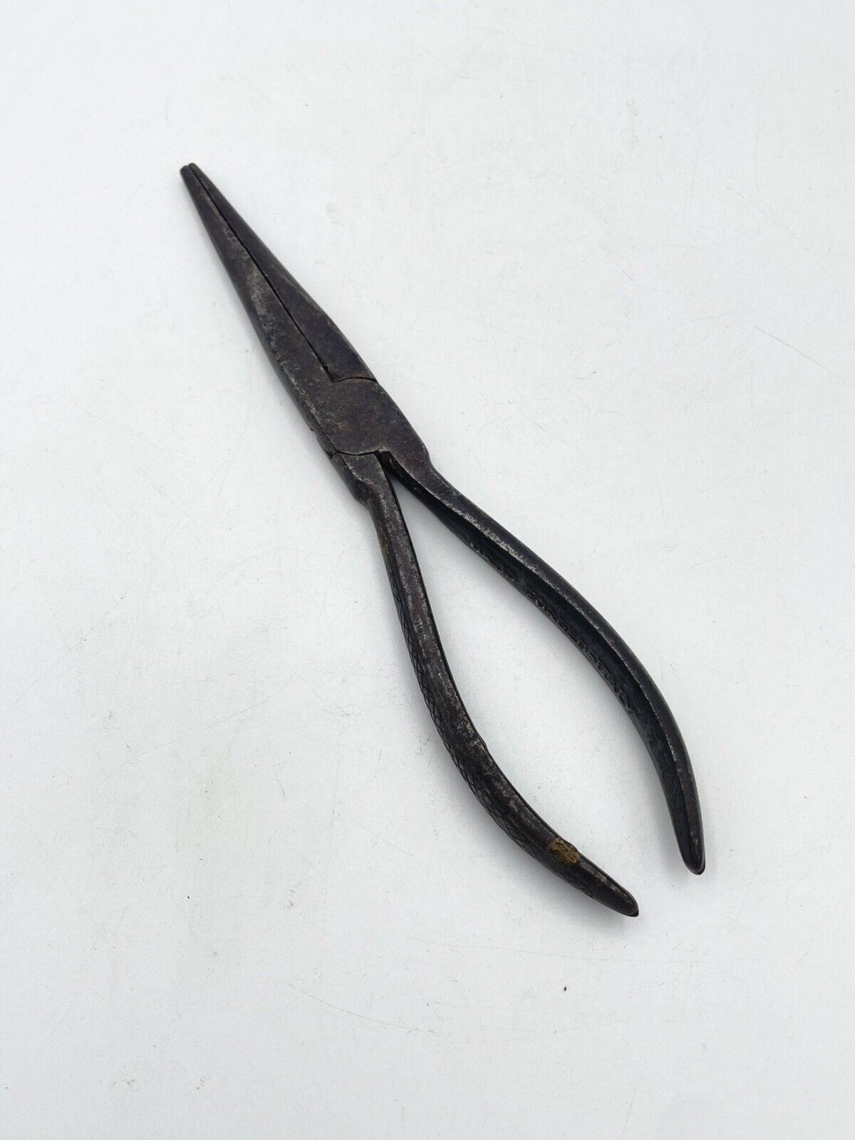Vintage Drop Forged Steel Needle Nose Pliers  Made In Italy - 8\