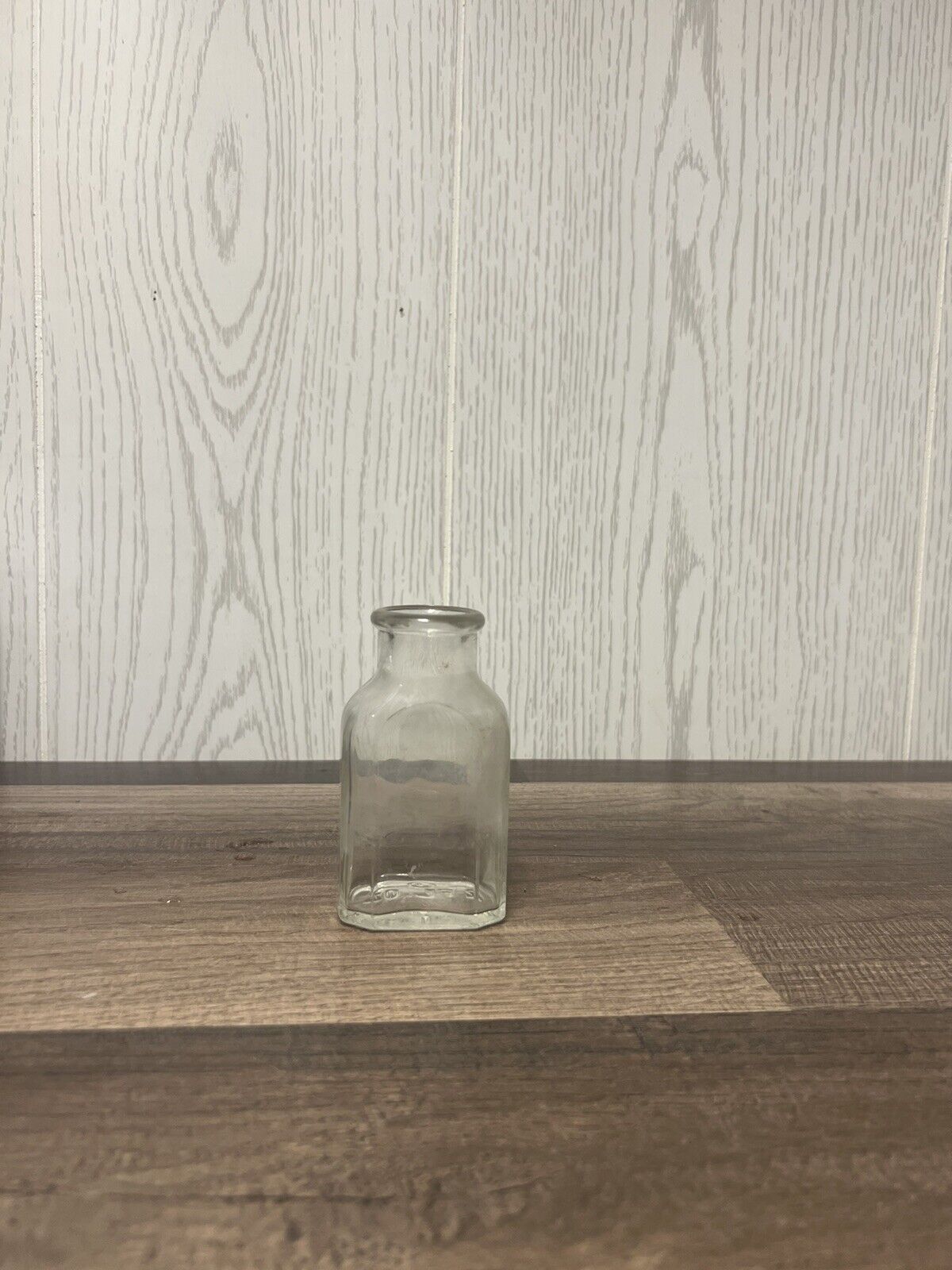 Antique Clear Glass Medicine Bottle - 2 fl. oz. Owens Apothecary Medicine Bottle
