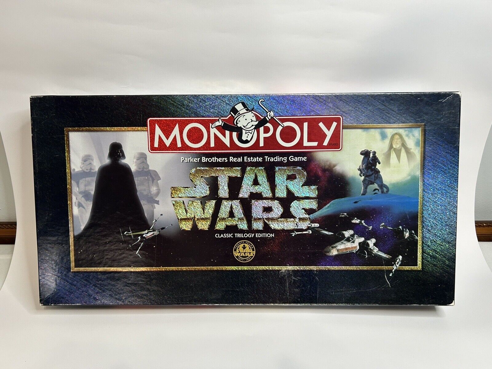 Star Wars Classic Trilogy Edition 1997 Monopoly Game   Complete  