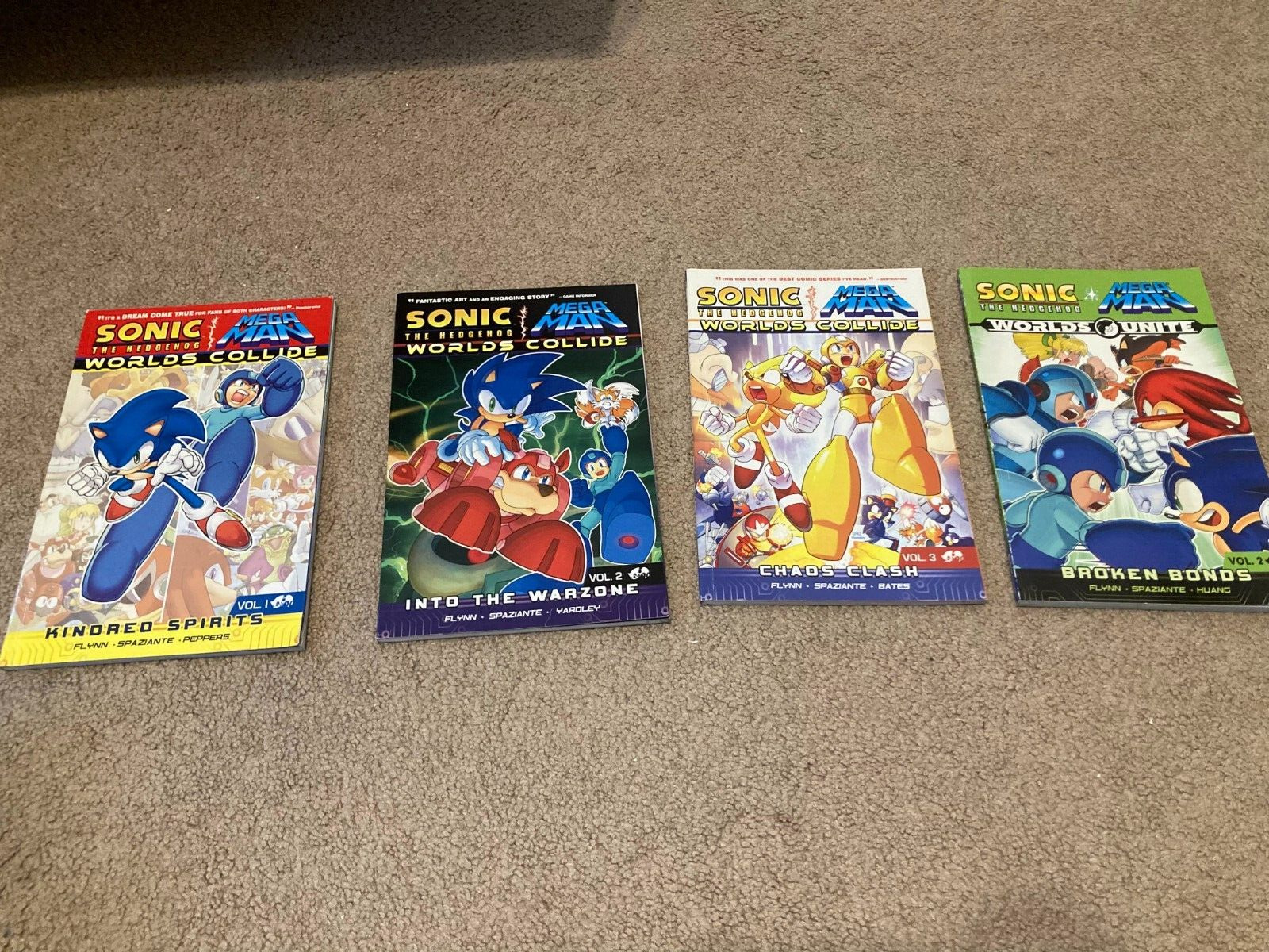 Sonic & Mega Man World Collide Lot (4x GN)