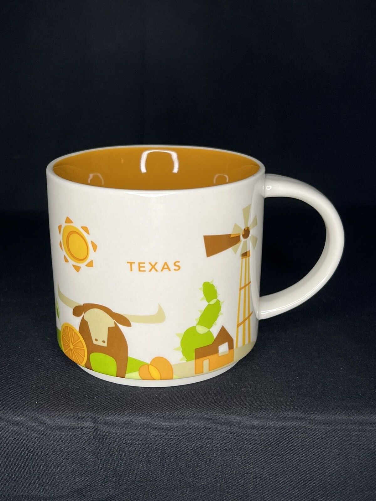 Starbucks TEXAS 14oz YOU ARE HERE Cup Collection Series Coffee Tea Mug Cup
