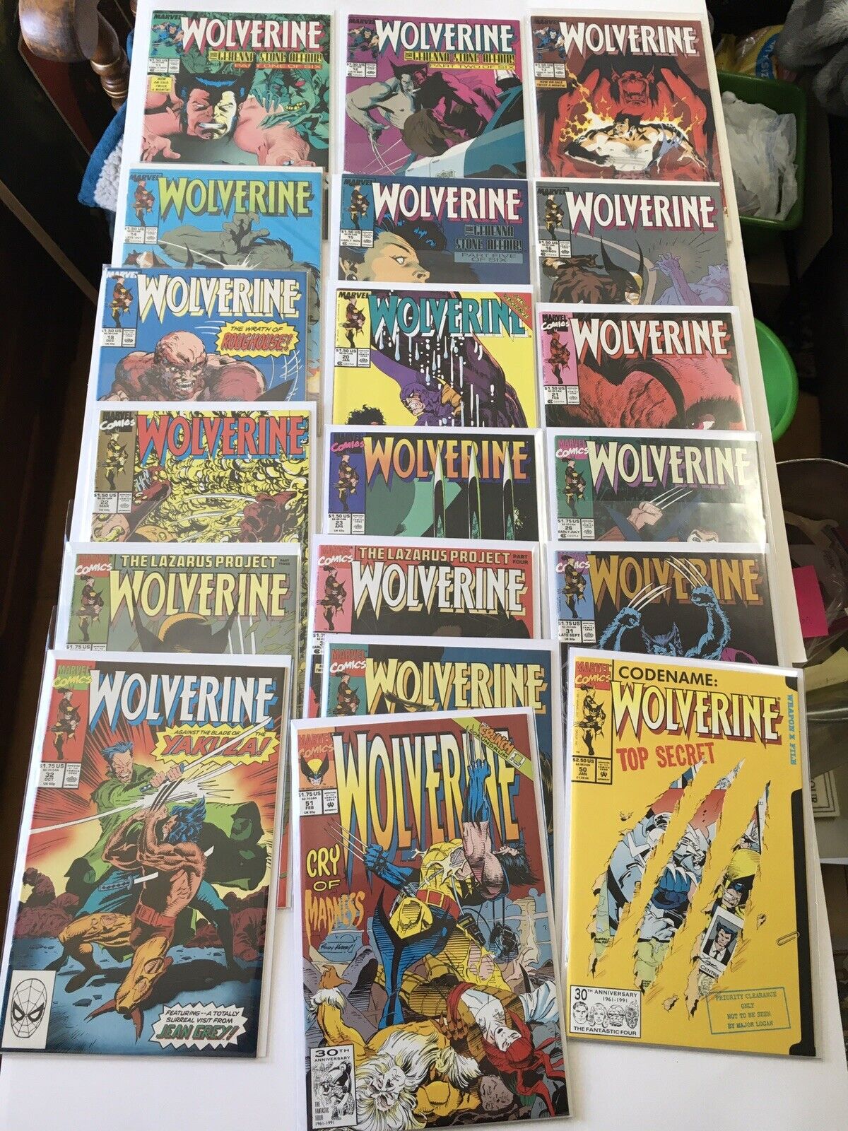 Wolverine Comic Lot Of 19 11,12,13,14,15,16,18,21,22,23,26,29,30,31,32,34,50,51