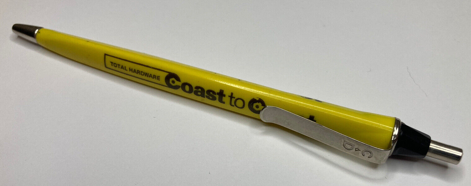 Rare Vintage Advertising Pen from Coast to Coast Total Hardware - C&D