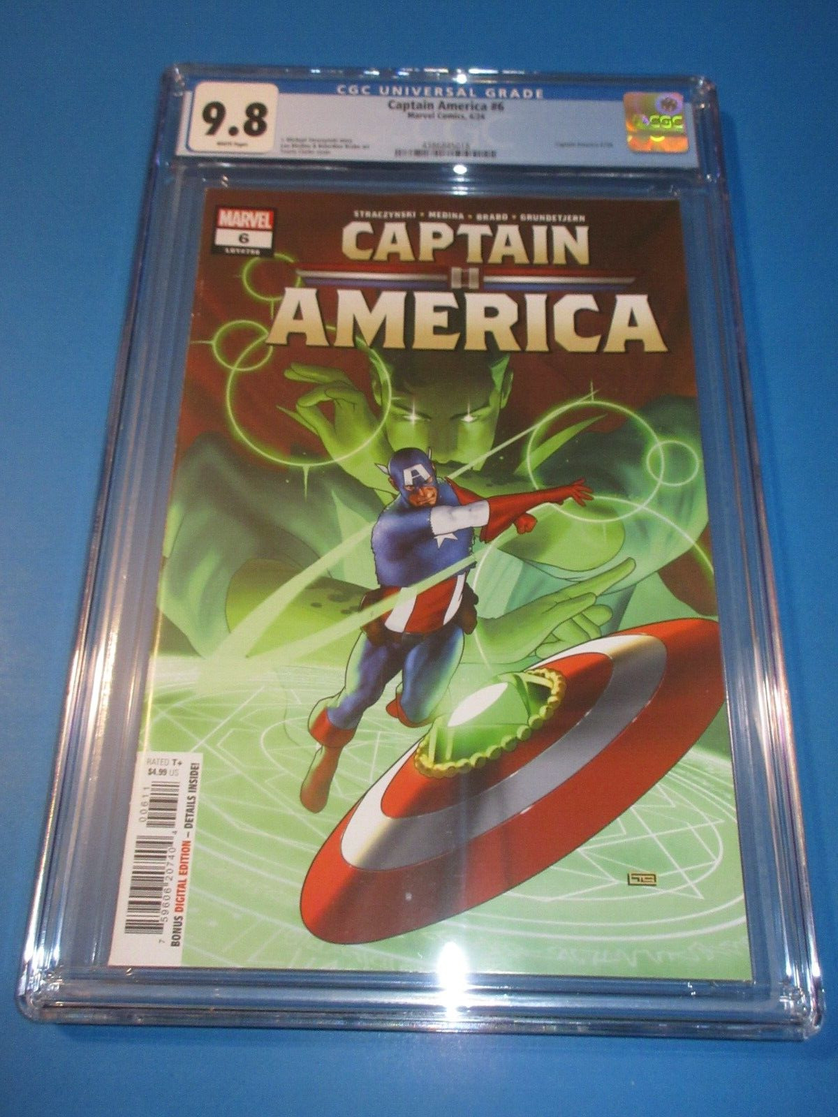 Captain America #6 CGC 9.8 NM/M Gorgeous Gem Wow
