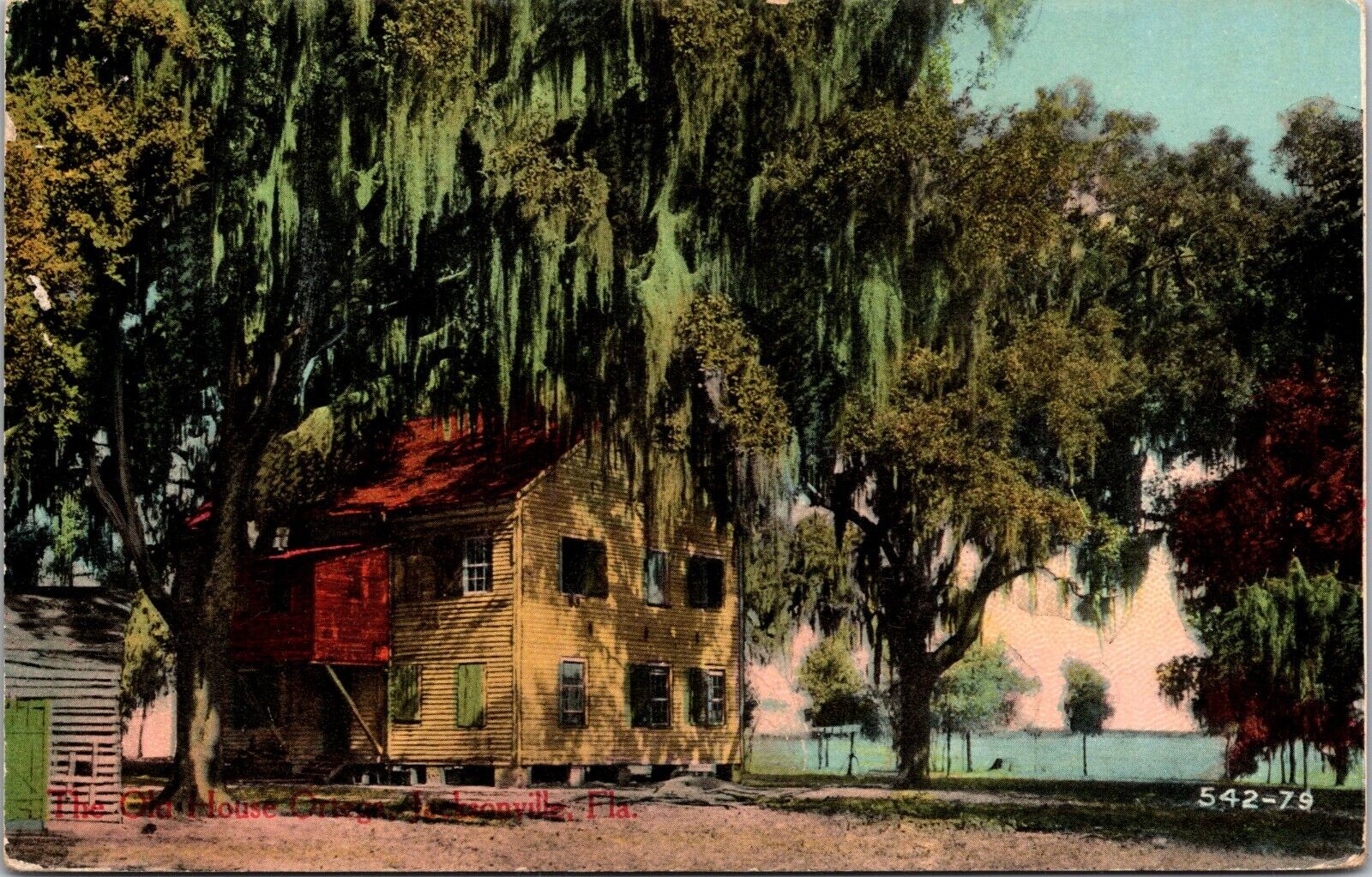 c1910 The Old House Ortega Jacksonville Florida FL Antique Unposted Postcard A3