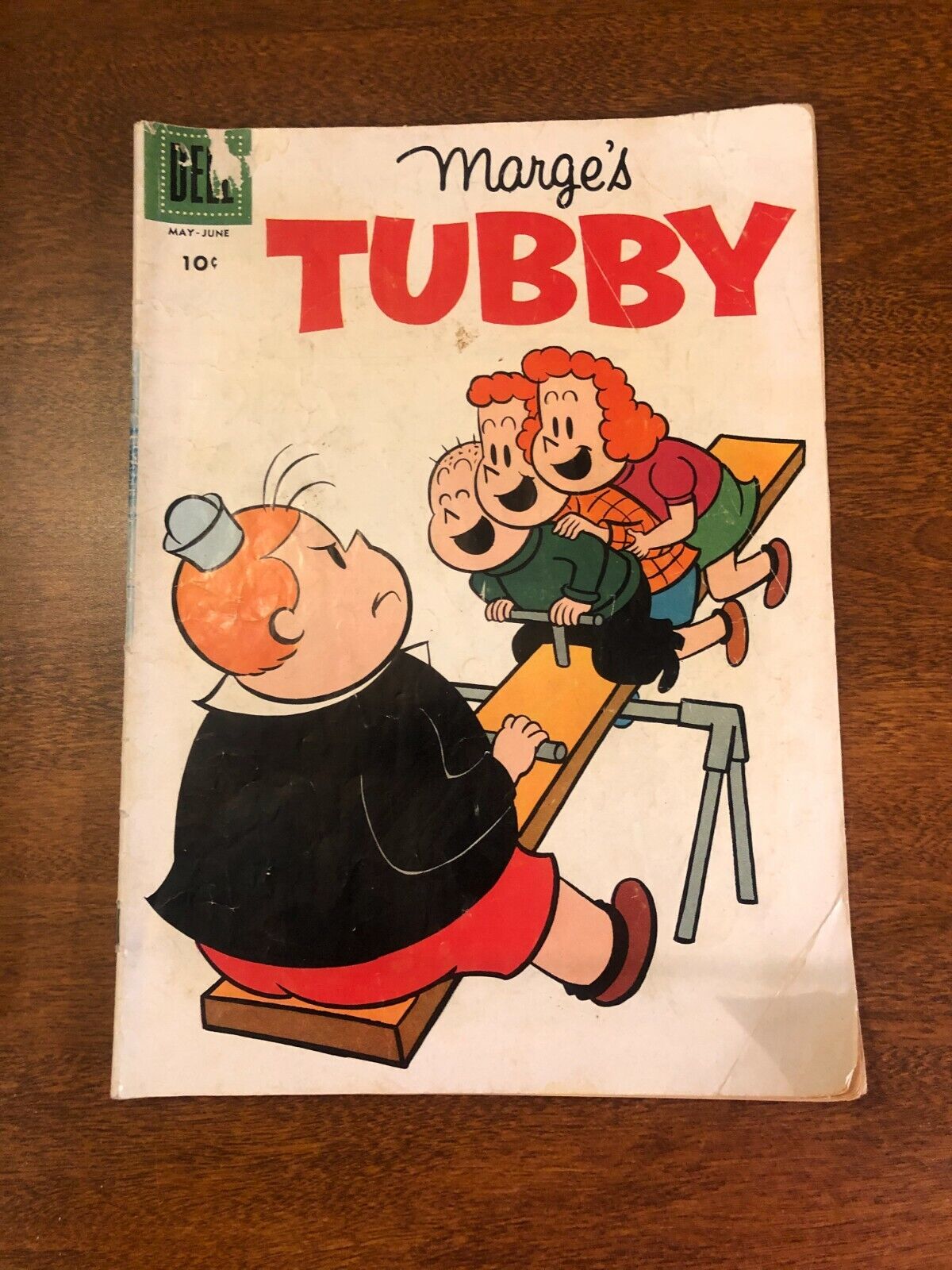 COLLECTIBLE DELL MARGES TUBBY COMIC CARTOON BOOK NO 28 MAY JUNE 1958 SILVER AGE