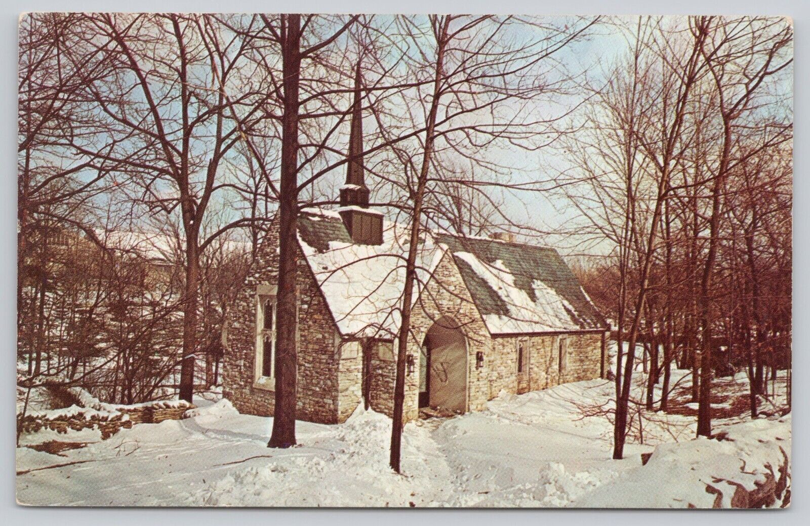 Postcard The Beck Chapel Indiana University Bloomington IN