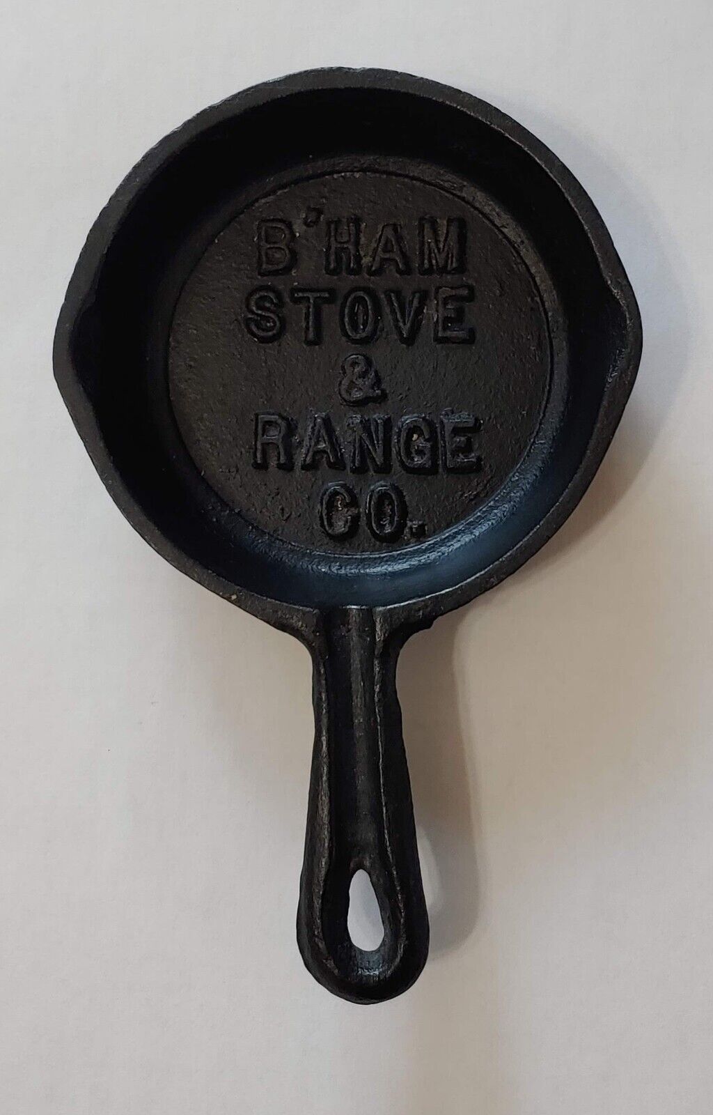 B\'HAM Stove & Range Co. Advertising Cast Iron Skillet - Birmingham - Miniature