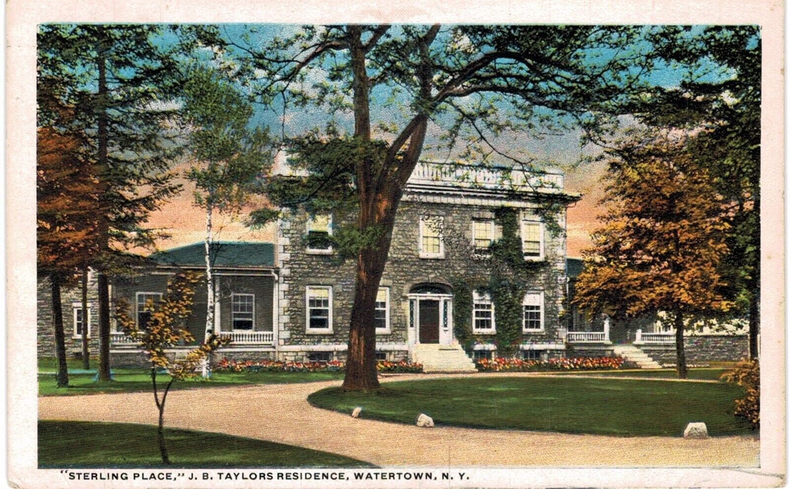 Watertown Taylor\'s Residence 1925 NY 
