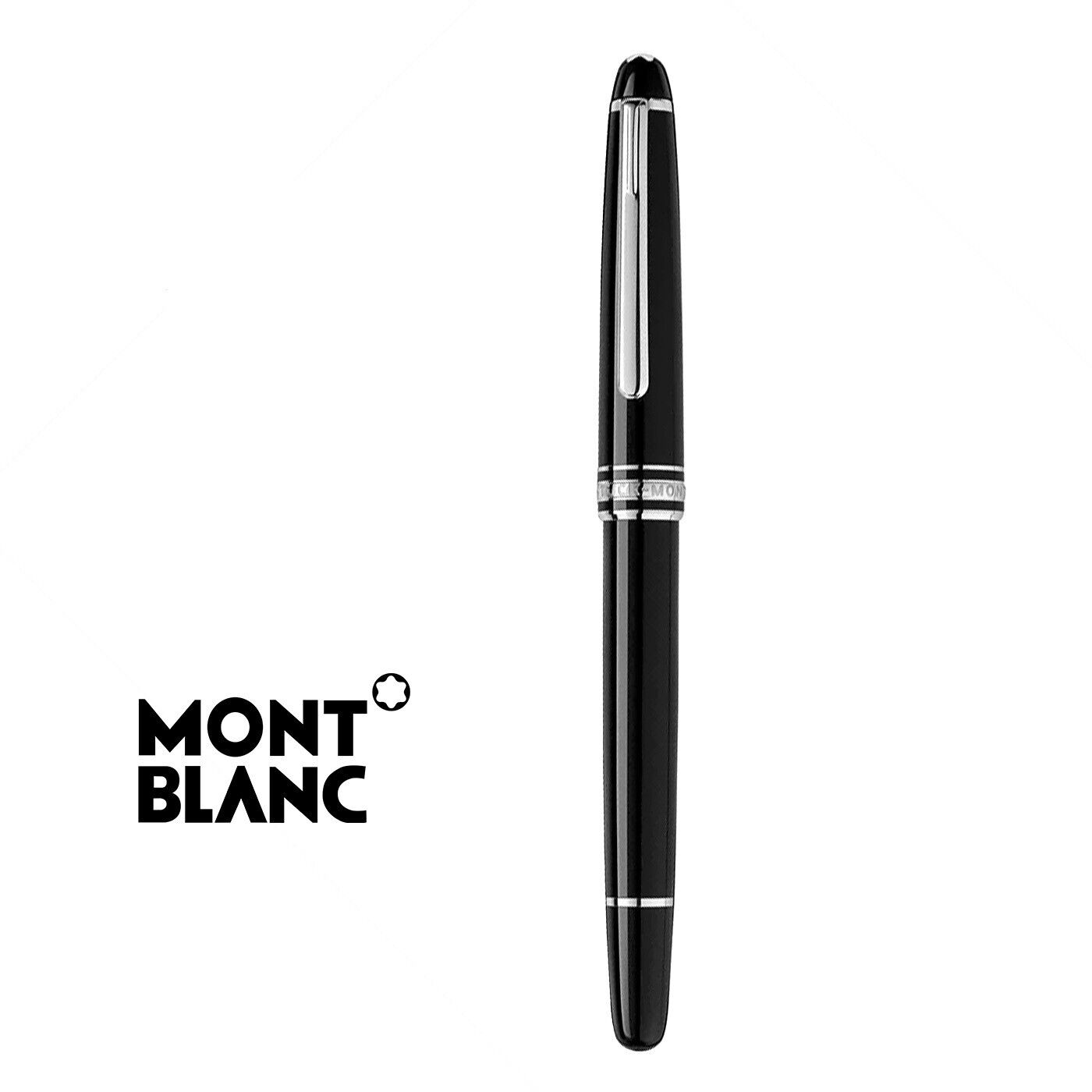 Montblanc Meisterstuck Platinum Finish Classic Luxury Rollerball Pen 163