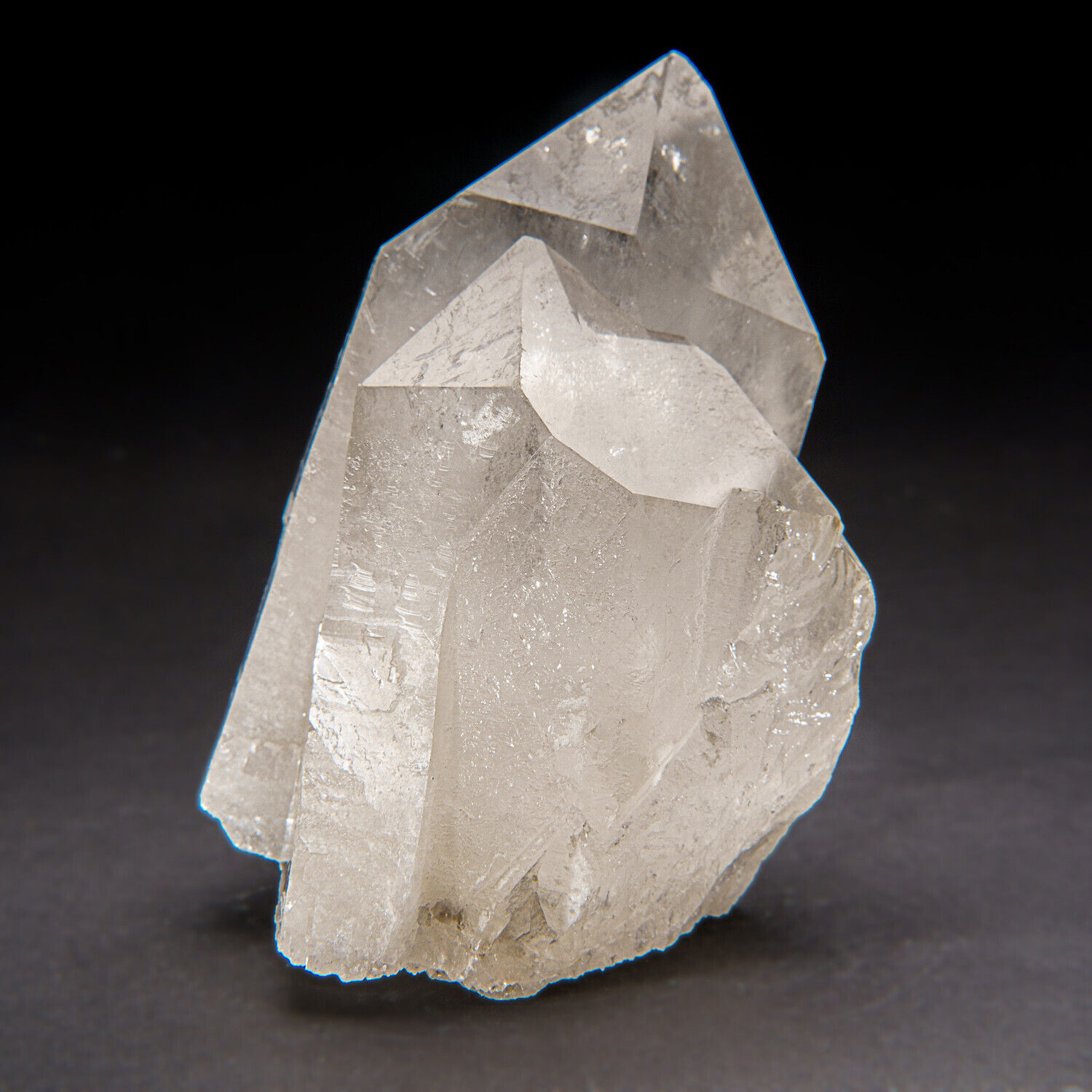 Genuine Clear Quartz Crystal Cluster Point from Brazil (3.8 lbs)
