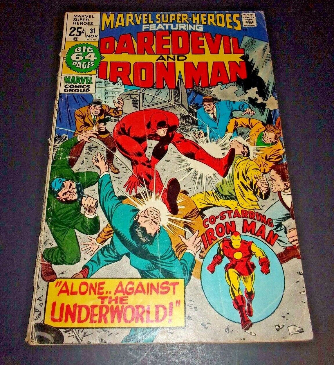 Marvel Super-Heroes #31 Featuring Daredevil & Iron Man 1971
