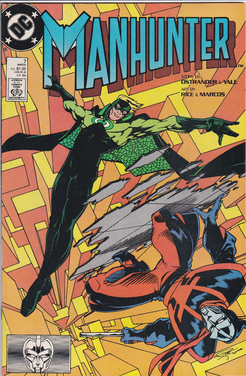 Manhunter #7 Vol. 1 (1988-1990) DC Comics, Direct Edition