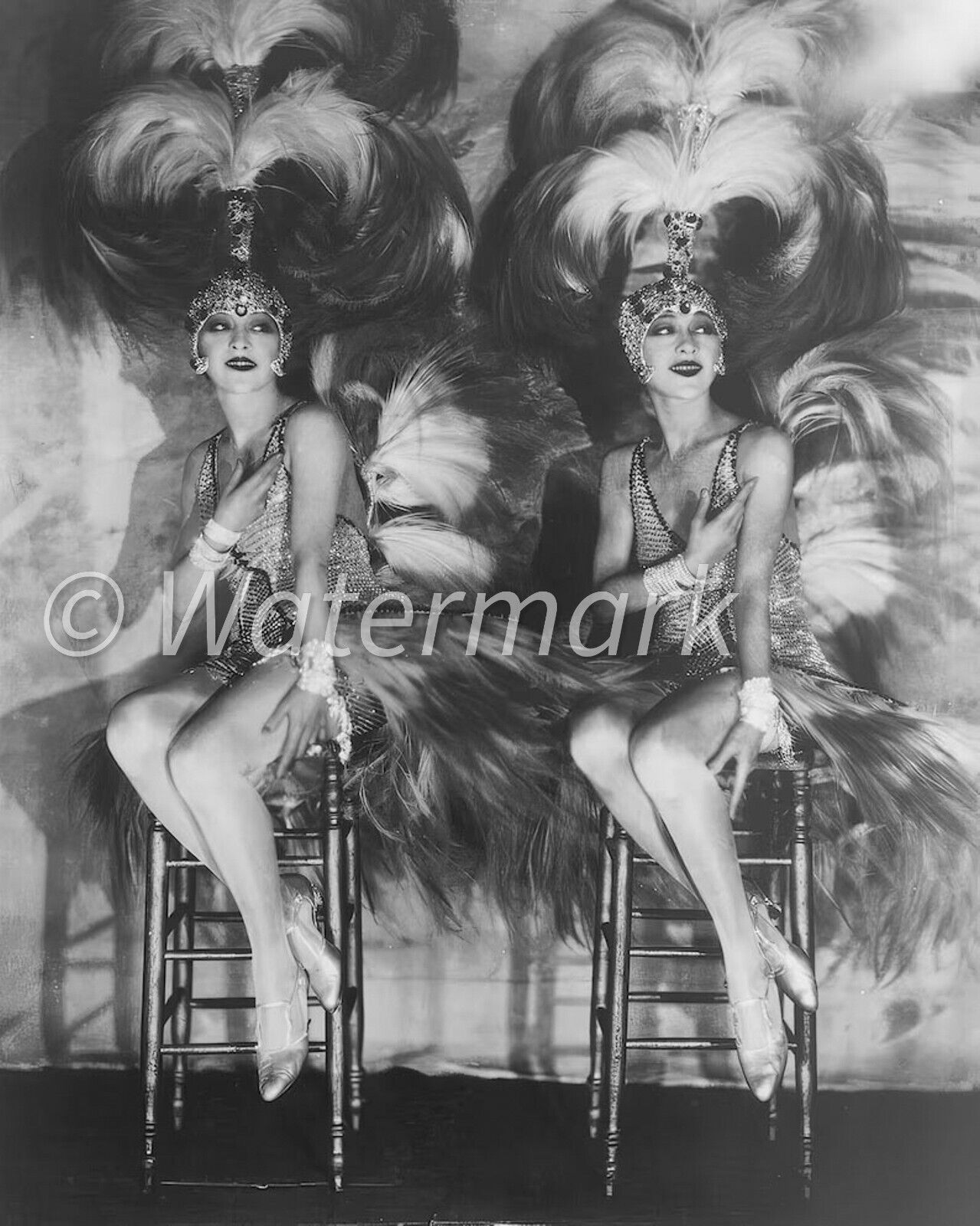 8X10 PUBLICITY PHOTO  Ziegfeld Follies -  Vintage 1920s glamour- Flapper Girl