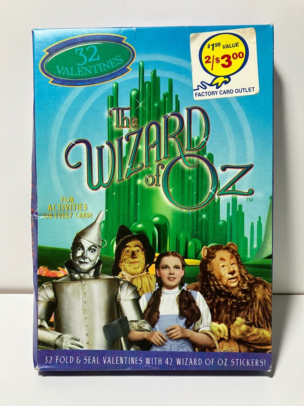 Wizard Of Oz / Cleo / Boxed Valentines (32 valentines) 1999, never opened