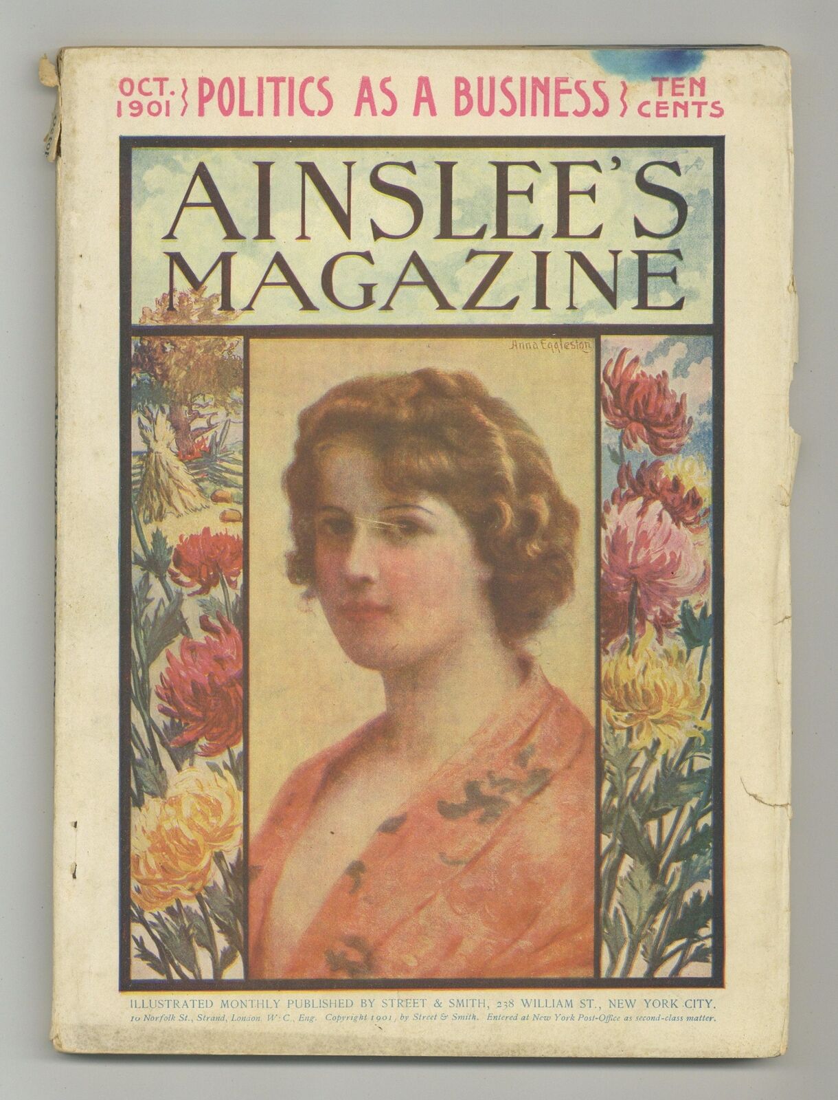 Ainslee\'s Magazine Oct 1901 Vol. 8 #3 GD/VG 3.0
