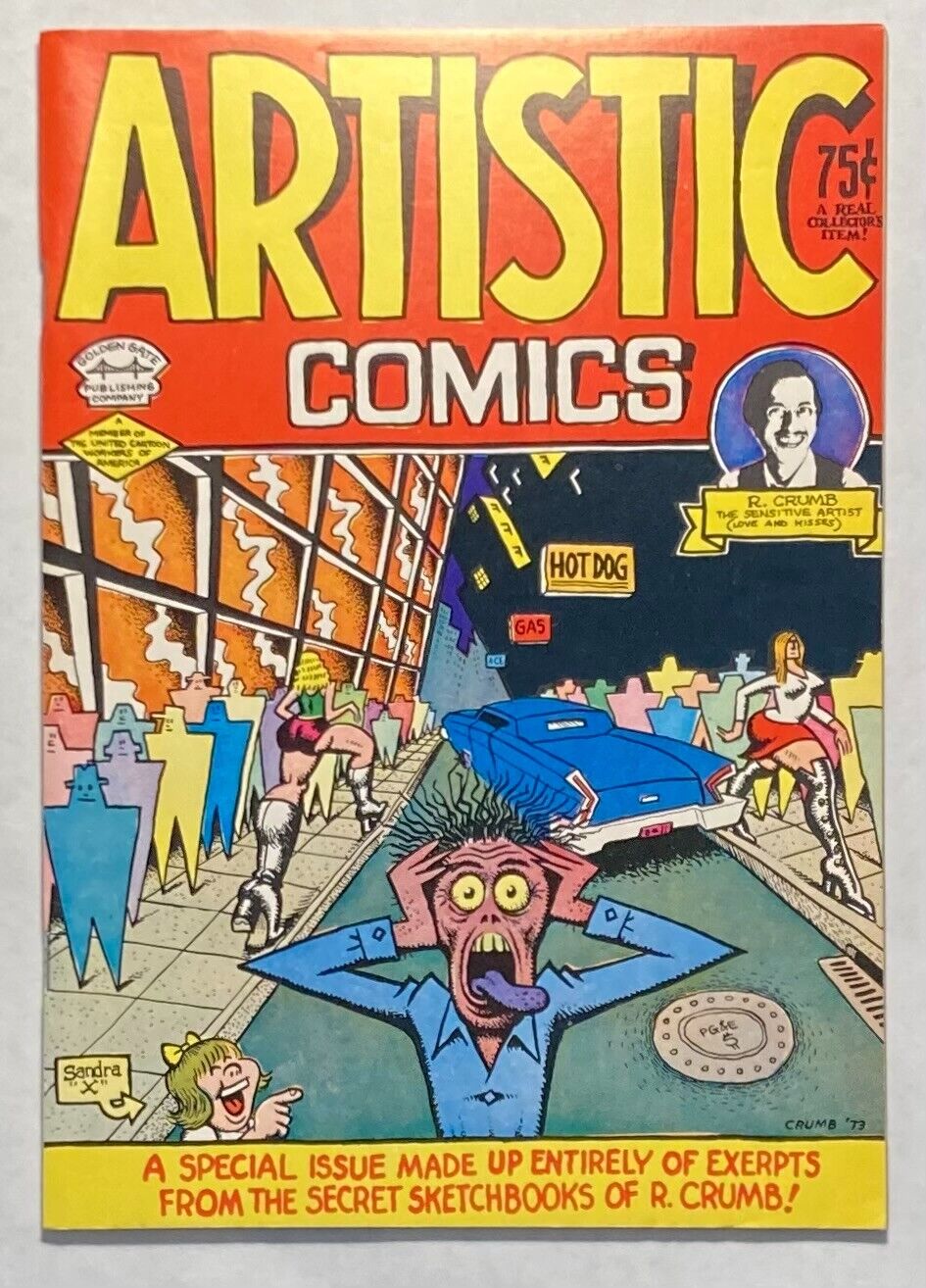 Artistic Comics #1 R. Crumb Underground Comix 1973 Golden Gate Pub. First Print