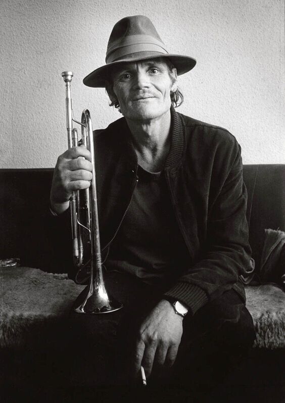Jazz Musician CHET BAKER with Trumpet Prince of Cool Retro Picture Photo 5x7