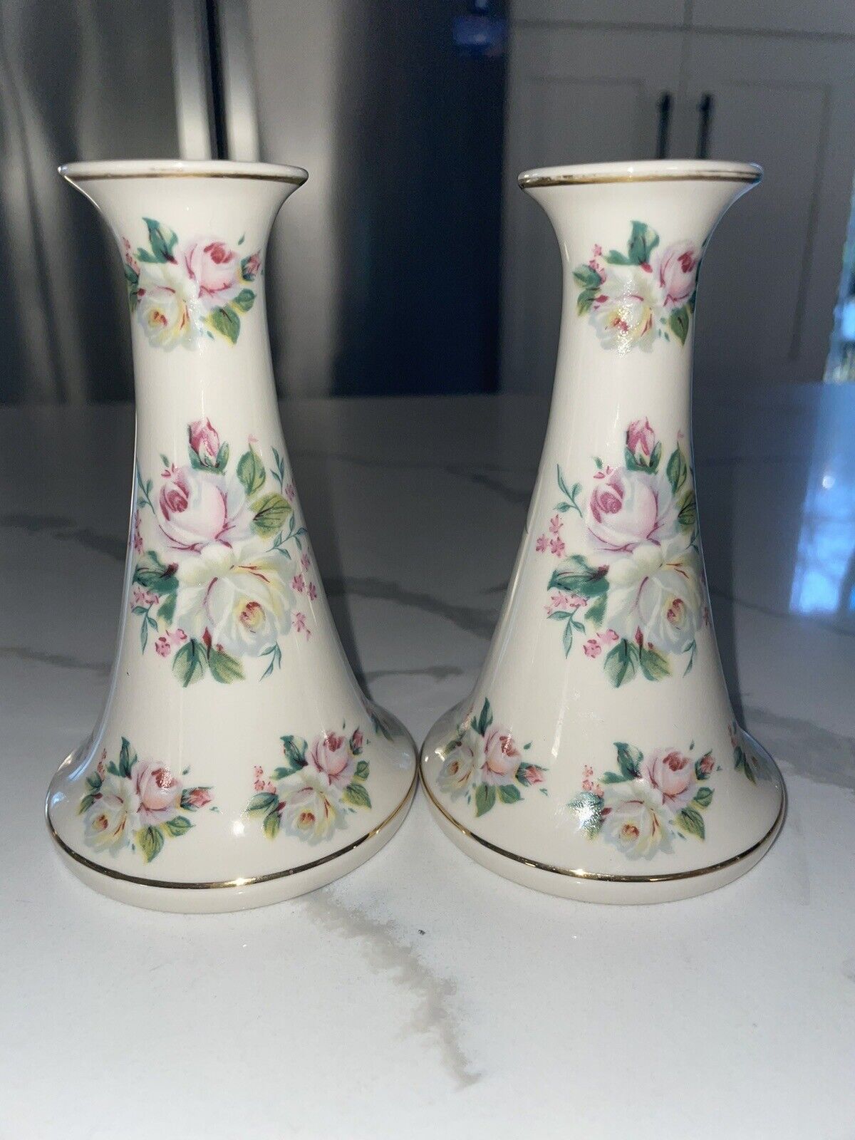 Pair of Ibis Averio Vases From Portugal
