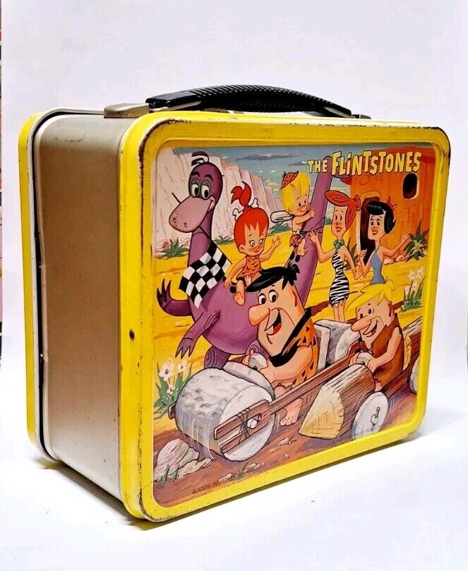 1964 The Flintstones Lunchbox by Aladdin ~ Canadian Version  