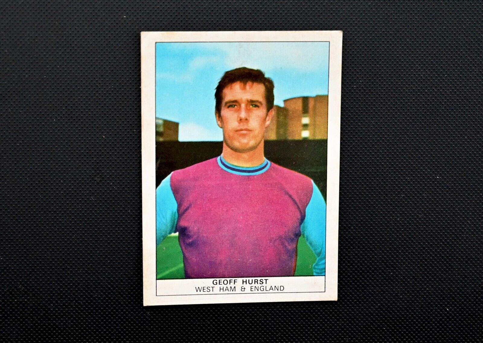 1970 Vintage Nabisco Ltd Football Card 18 Geoff Hurst - West Ham & England