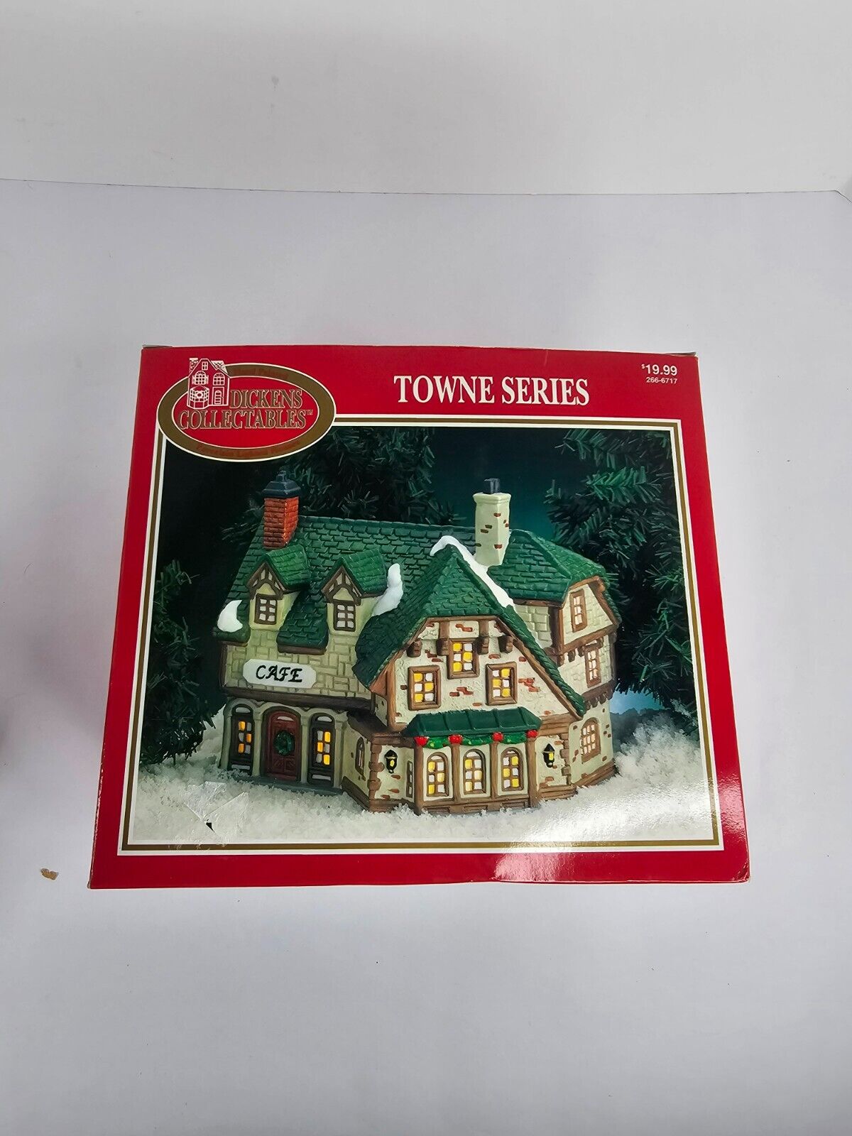 Vintage Dickens Collectables Town Series Cafe Christmas Village House