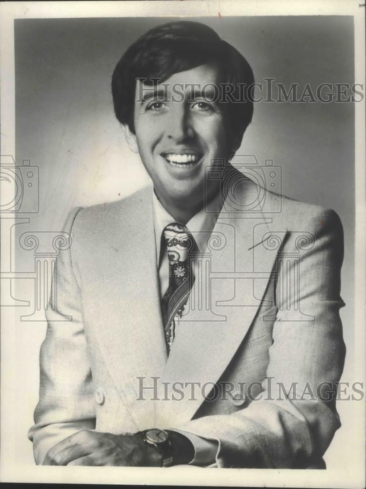 1980 Press Photo TV Commentator Brent Musburger - mjp24722