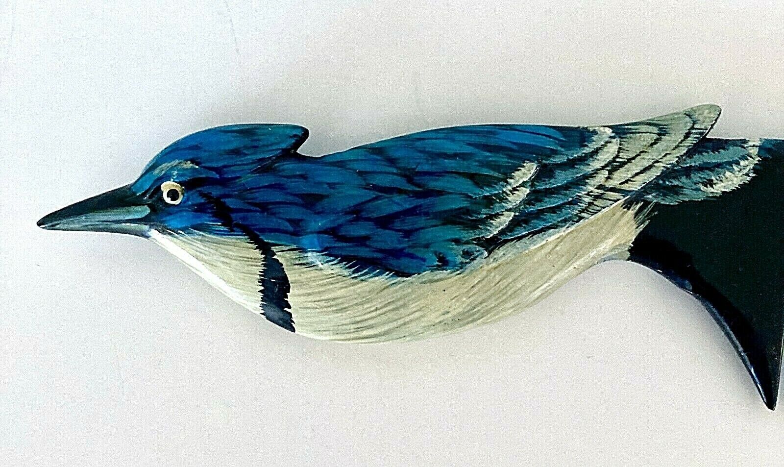 Rare Novelty Comb with Blue Jay Bird Handle Unique Unusual Collectible 