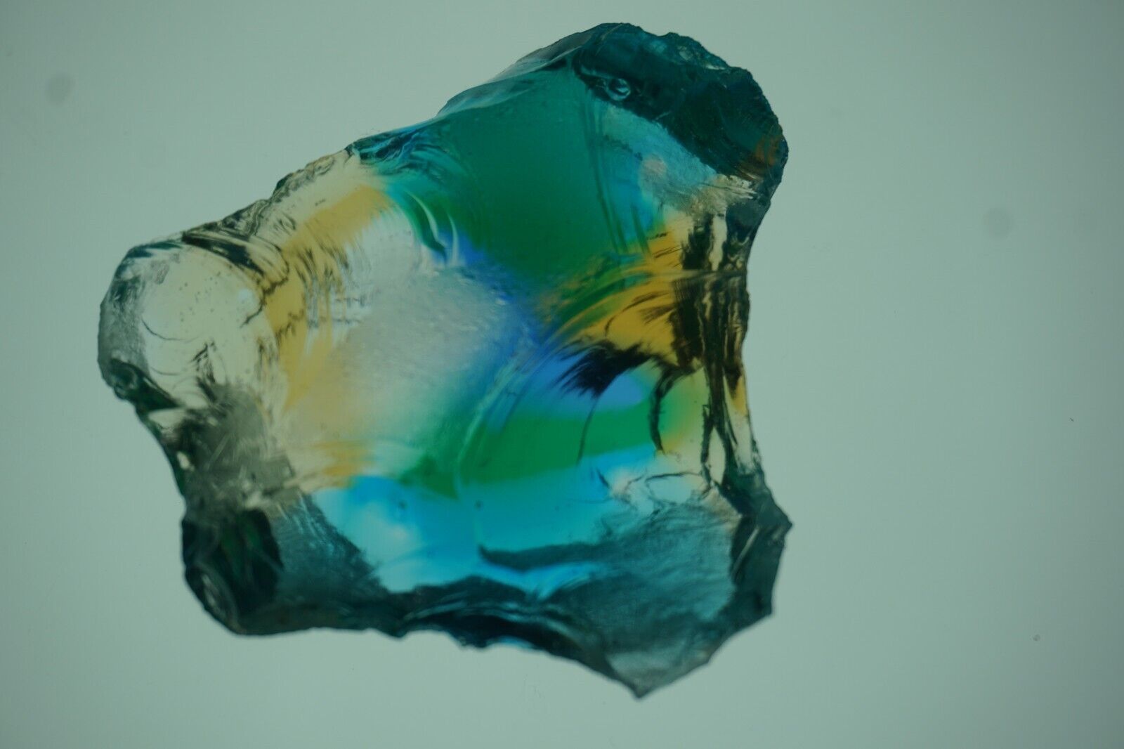USA - Andara Crystal -- Facet Grade, MULTICOLOR - 175g (Monoatomic REIKI) #ghg6