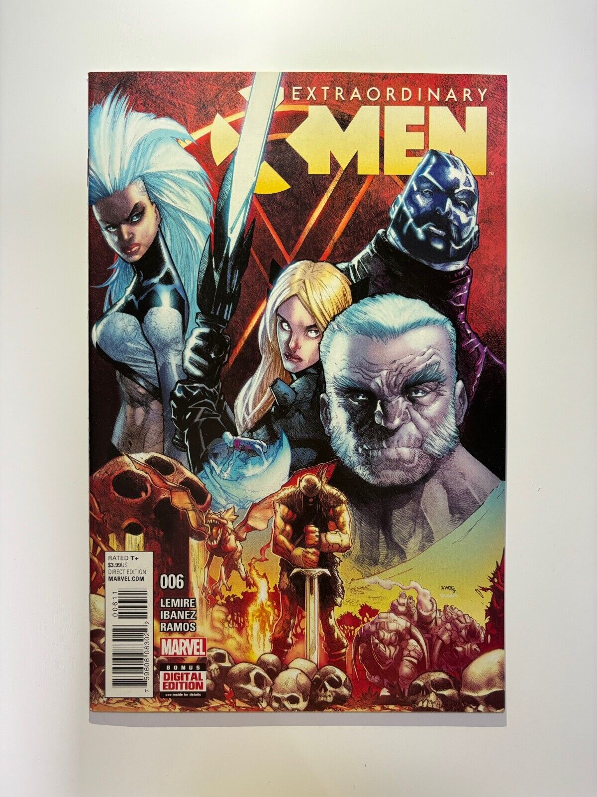 Extraordinary X-Men #6 (Marvel Comics, Lemire, Ramos, March 2016) NM