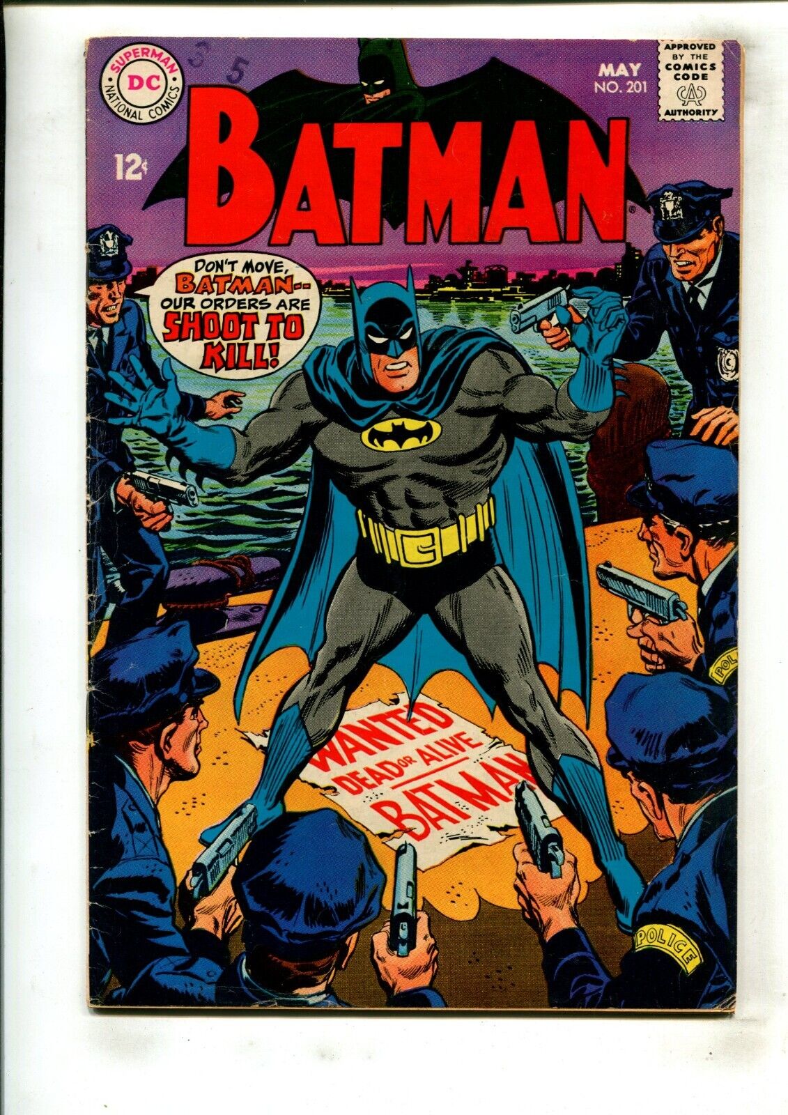 BATMAN #201 (4.0) BATMAN'S GANGLORD GUARDIANS 1968