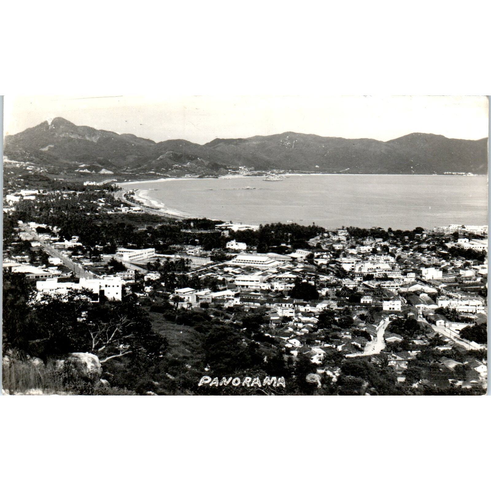 Panoramic View of Acapulco Mexico - Original RPPC Postcard TJ7-RP3