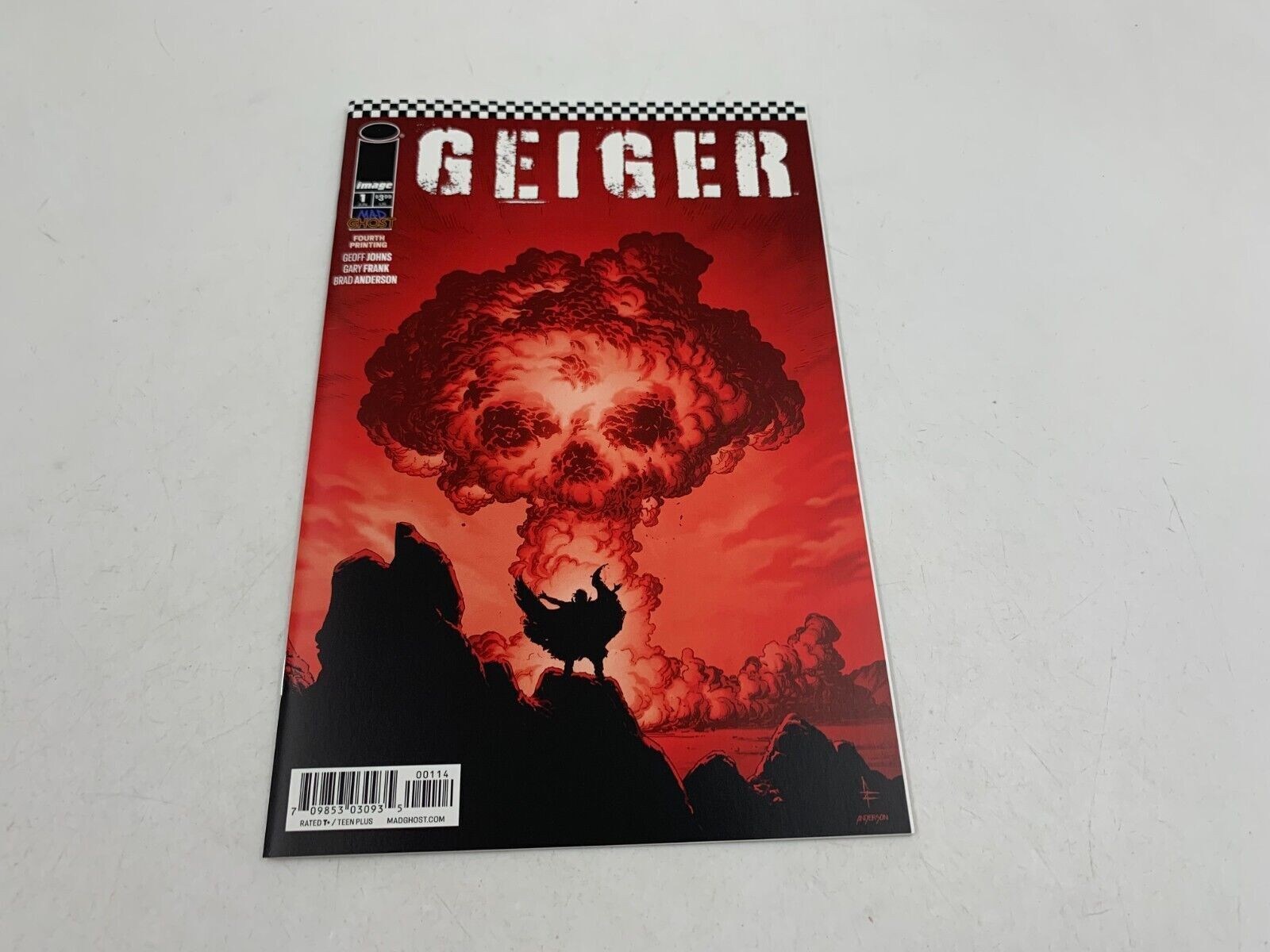 Geiger #1 4th Printing Geoff Johns Gary Frank Image Comics 2022