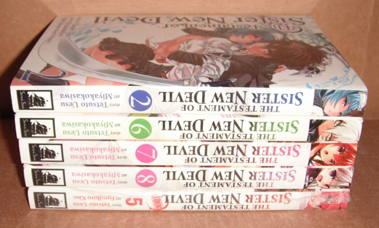 The Testament of Sister New Devil Vol. 2,6,7,8 + More Manga English