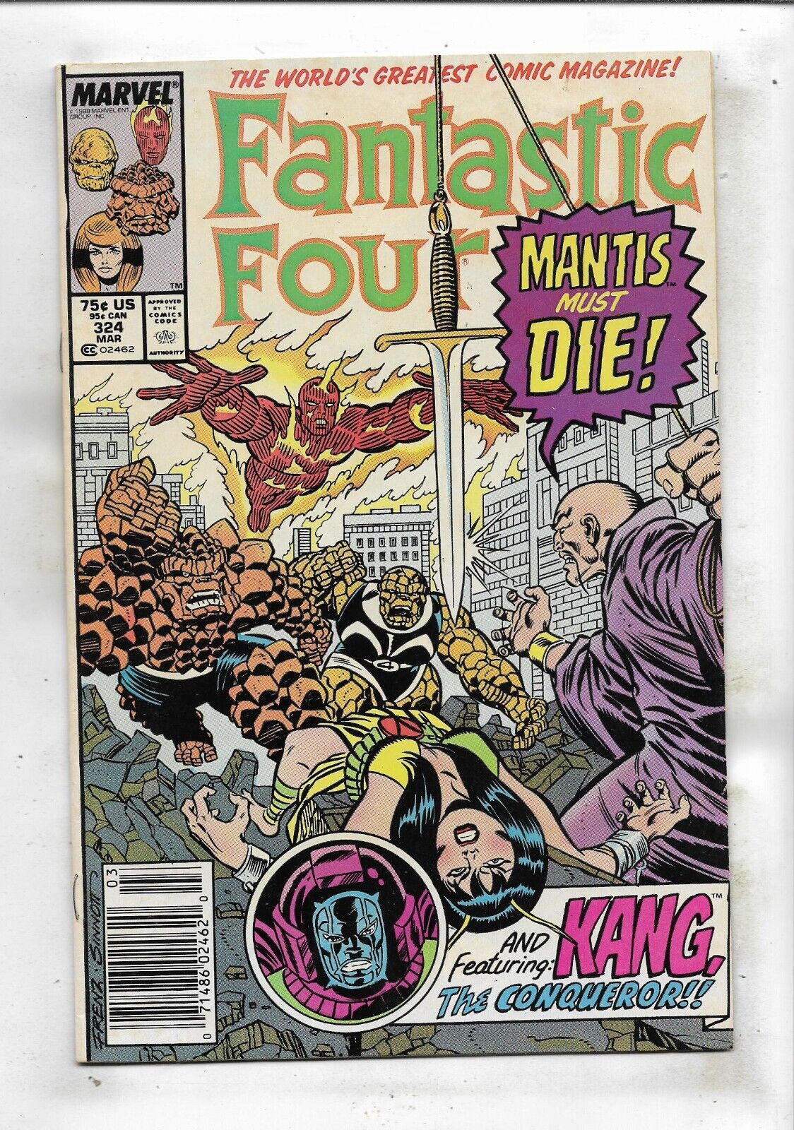 Fantastic Four 1989 #324 Fine/Very Fine