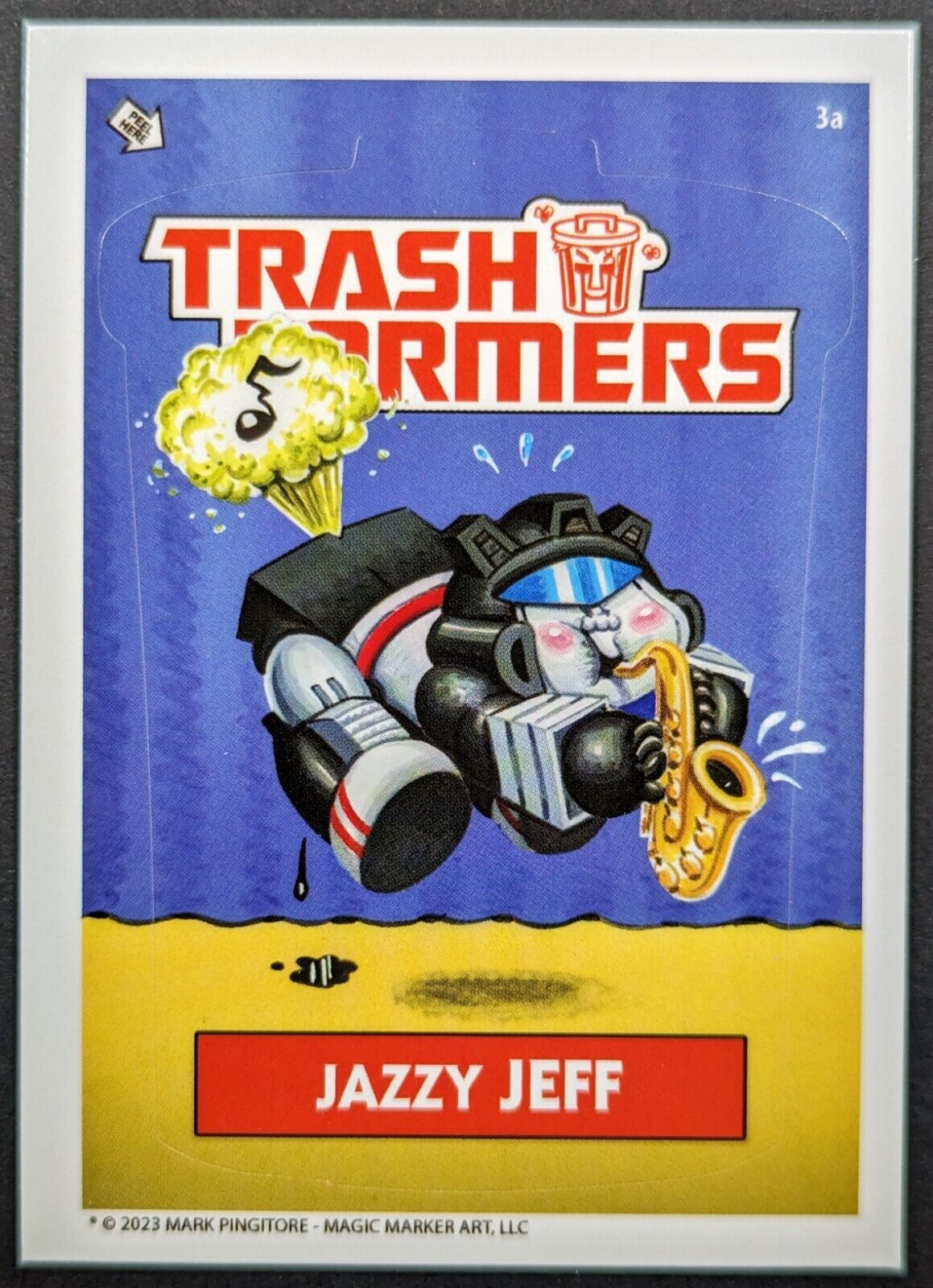 Jazzy Jazz Jeff 2023 Trashformers Transformers Parody Card #3a (NM)