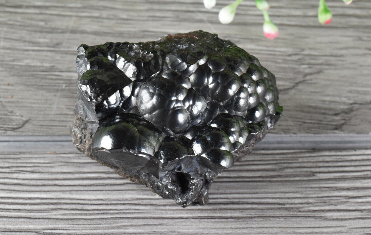 Polished Botryoidal Hematite from Morocco  5.3 cm   # 18180