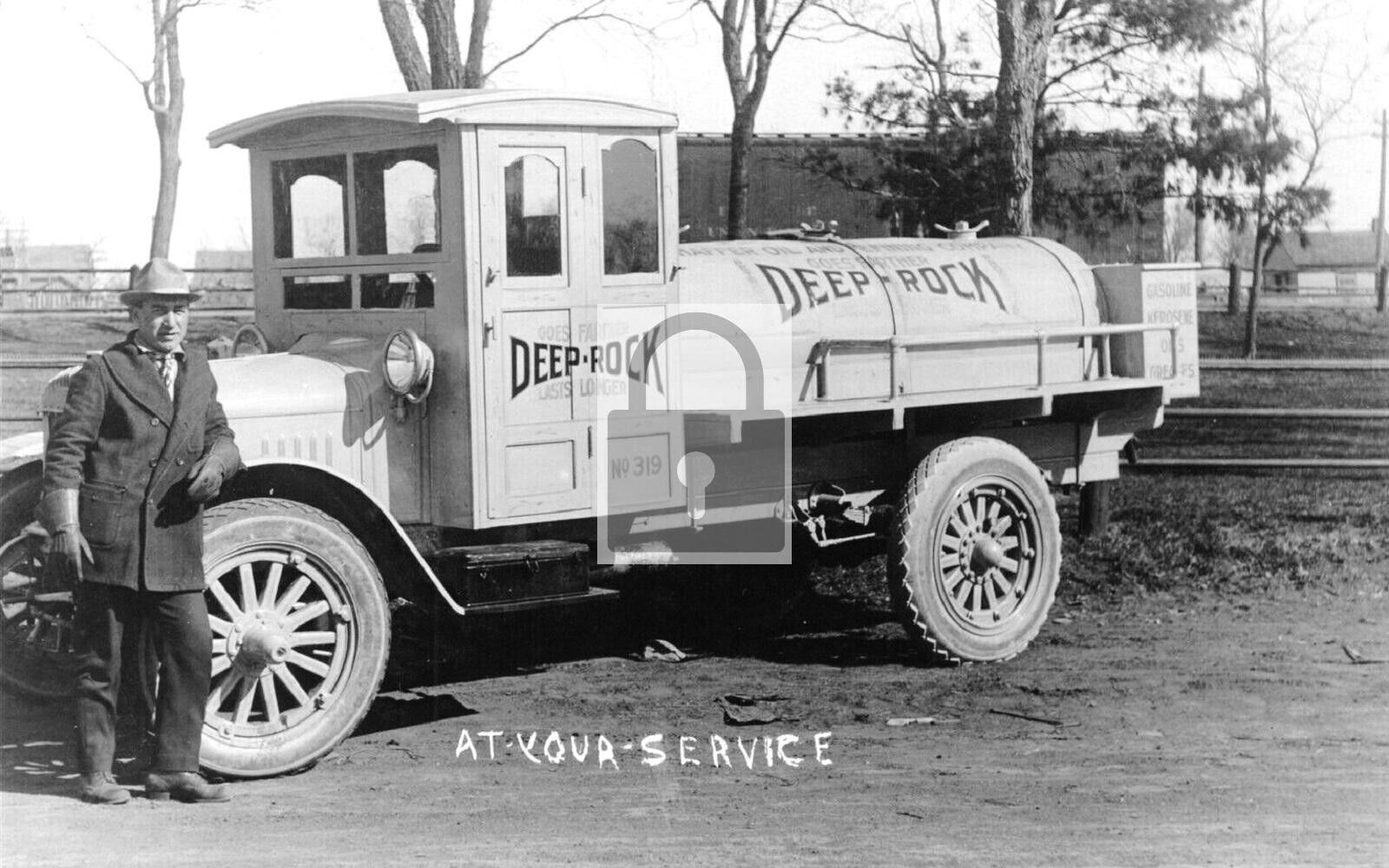 Schaffer Oil Deep Rock Gasoline Truck Friend Nebraska NE Reprint Postcard