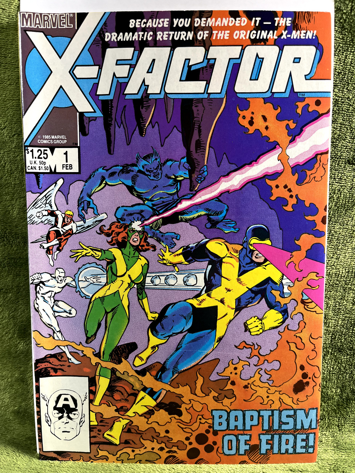 X-Factor #1 Feb 1985 Marvel Comic Original X-Men First Hodge Rusty KEY Hi Grade
