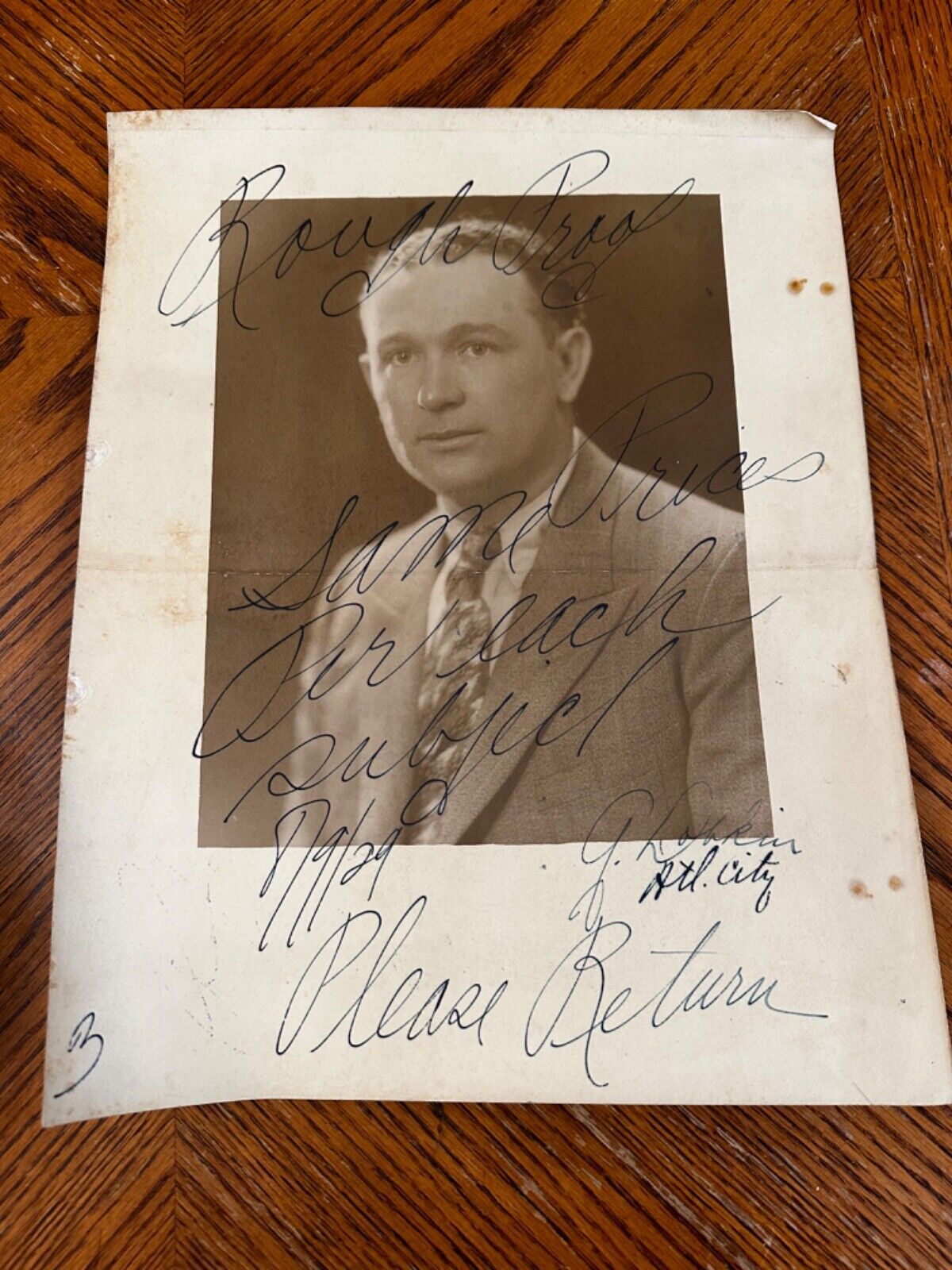 Gregory Dobkin 18x12 Photo Proof SIGNED 1929 Atlantic City Photographer RARE