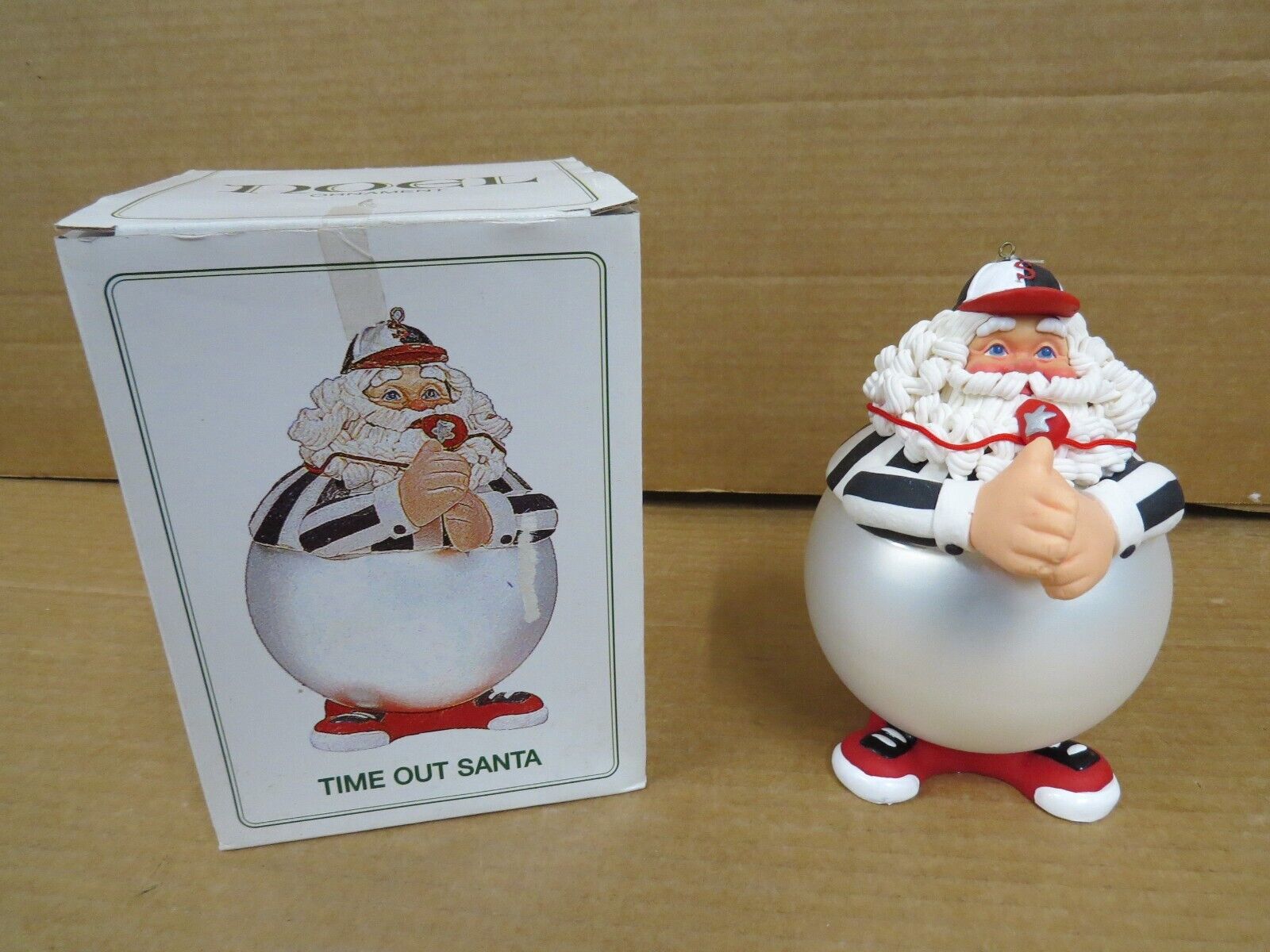 Dept 56 Time Out Santa #18471 With Tag Noel Ornament Referee Ornament NOS IOB
