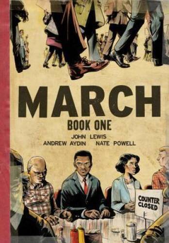 March: Book One (Oversized Edition) - Hardcover By Lewis, John - VERY GOOD