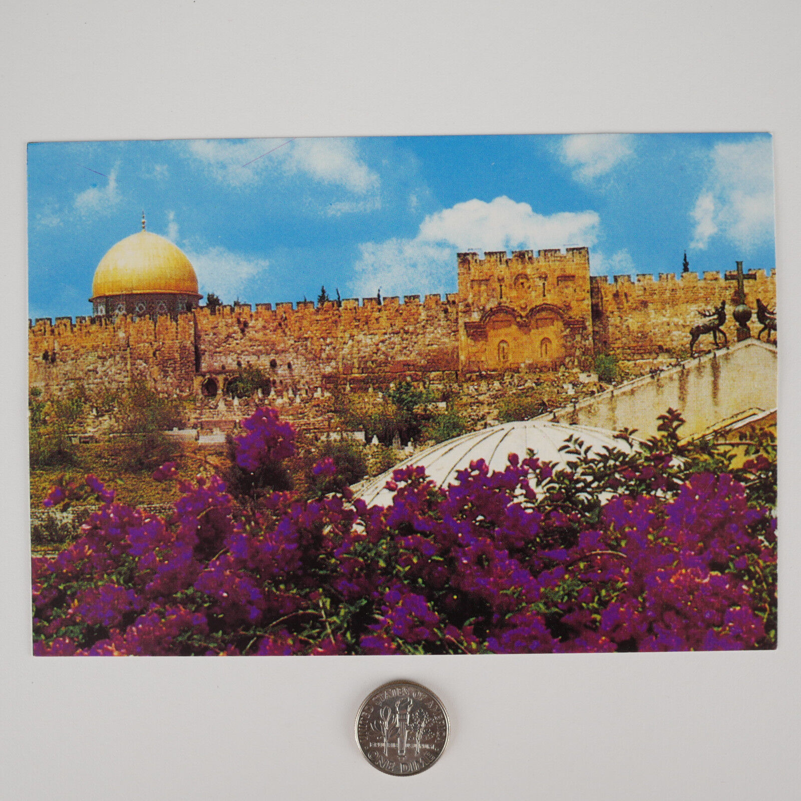 1973 Jerusalem Postcard - Golden Gate - Israel