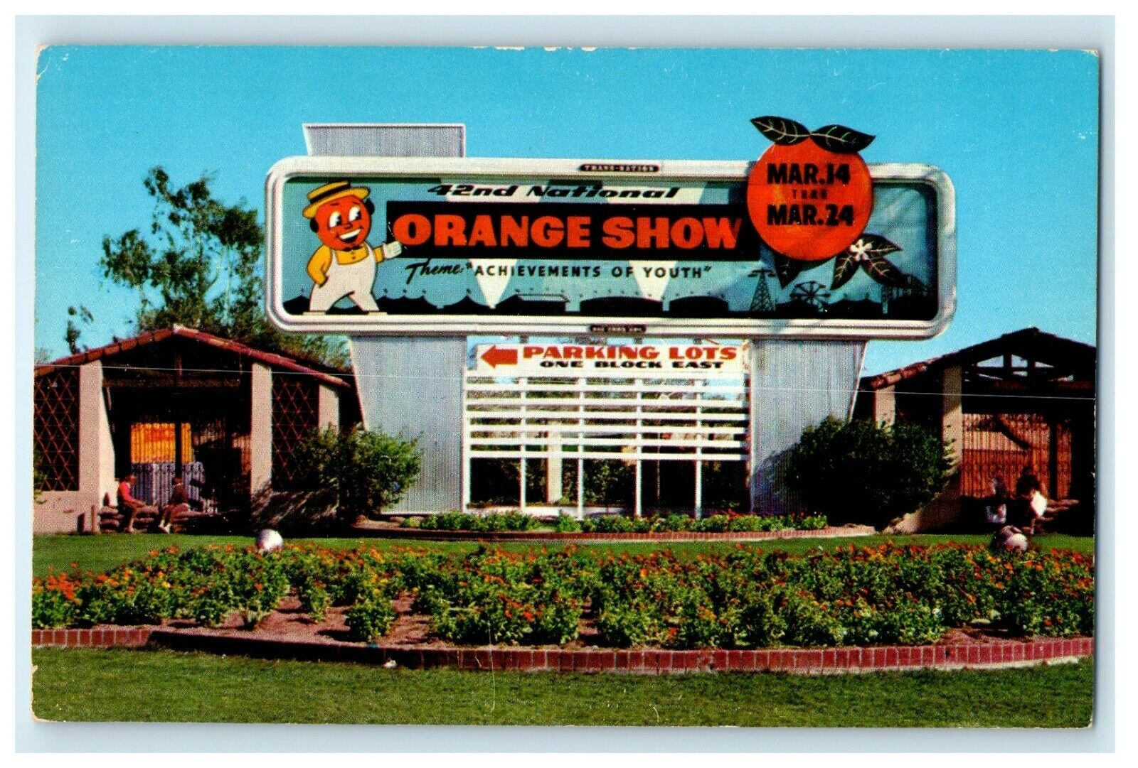 Site Of The 42nd National Orange Show San Bernardino California CA Postcard