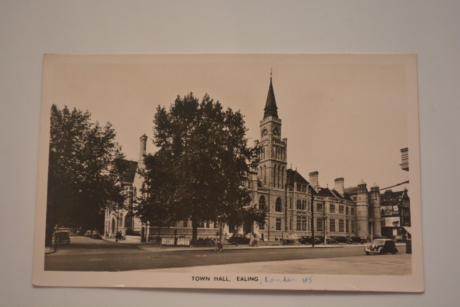 Town Hall in Ealing, West London Postcard (POSTED)