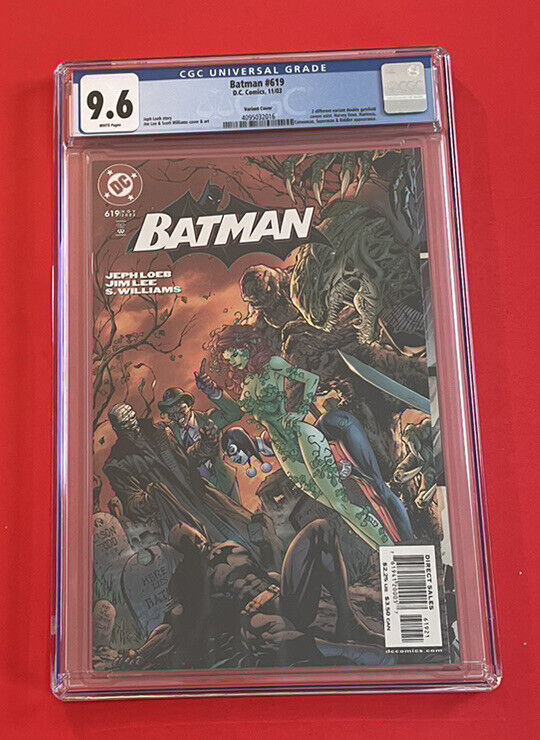 BATMAN COMICS # 619 - CGC 9.6  WP ( VARIANT COVER )