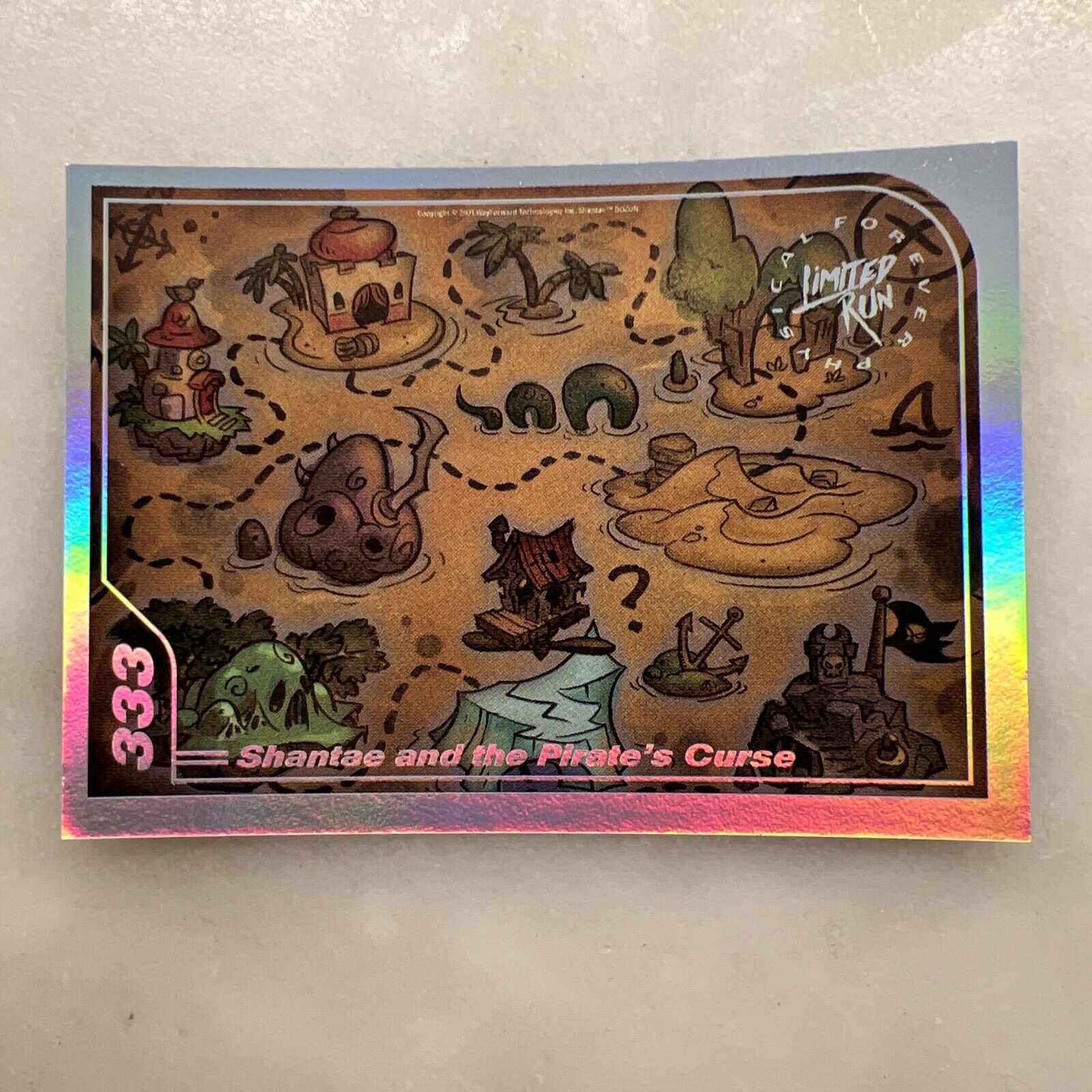 Limited Run Games Card #333 Shantae and The Pirate\'s Curse Silver Card LRG