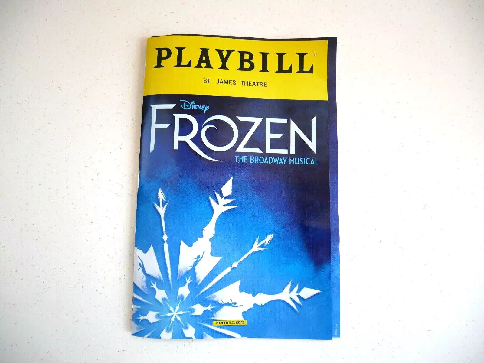 Disney Frozen Broadway Playbill St James Theatre April 2018 Unopened