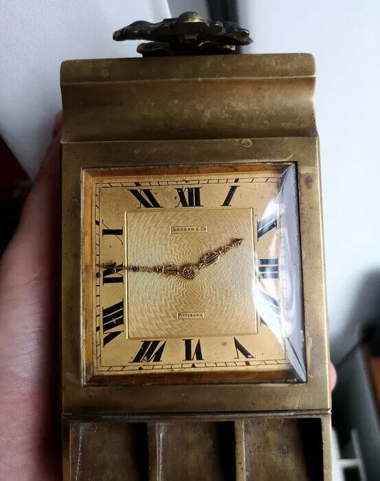 UNIQUE 19th century Grogan Hanover JLC cabinet clock